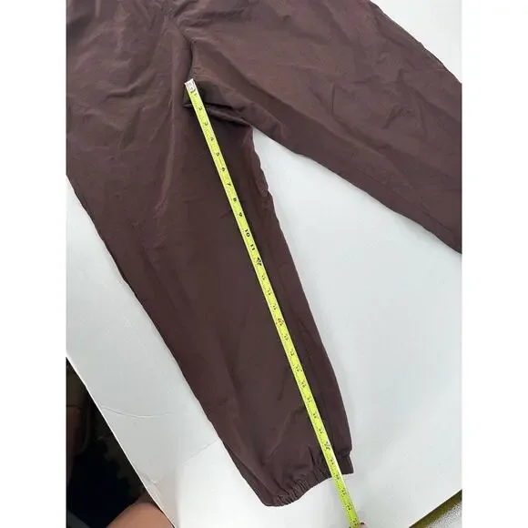 Gap Windbreaker Jogger Pants Sz L 80’s Inspired Y2K Sporty Athletic Retro Brown - Picture 5 of 7